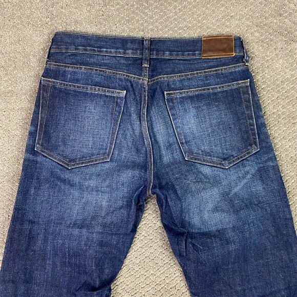 J. CREW 770 Kaihara Japanese Denim Jeans Men's 30 x 32 Fit 30 x 31.5 Blue Cotton - Picture 4 of 14